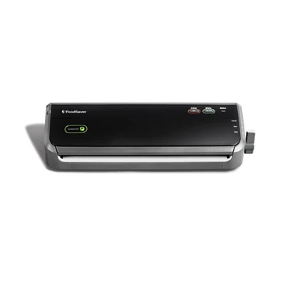 Black FoodSaver FM2000 external sealer with right-side latch