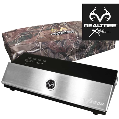 Exact Weston Realtree 65-0501-RT official gallery image showing the sealer and camo cover; photo versus rendering has not been established.