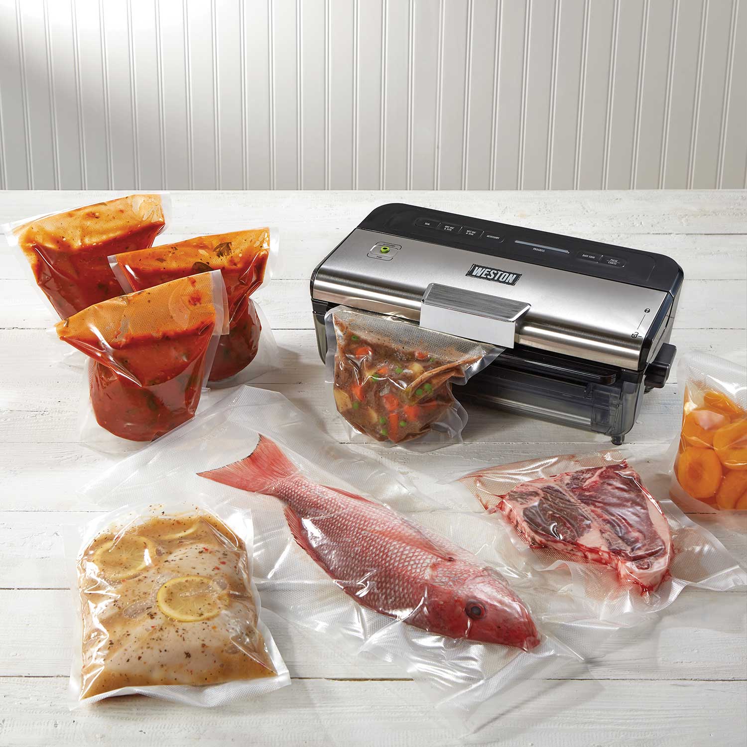 Official Weston Wet & Dry Vacuum Sealer product image for exact model 65-1601-W; photo versus rendering is not disclosed.